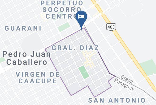 Pedro Juan Caballero - Hotel Divisa Maps