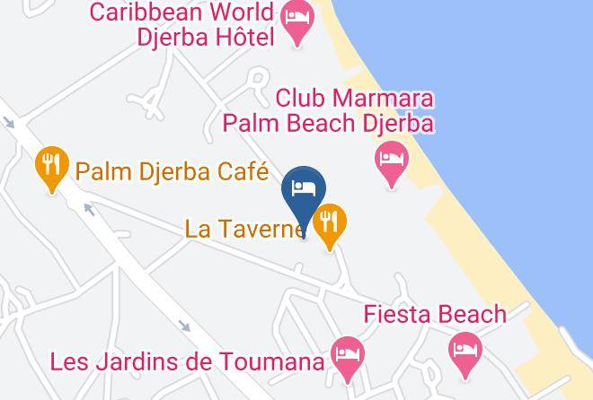 Djerba - Hotel Djerba Haroun Maps