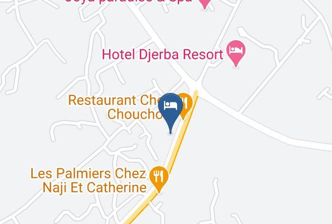 Hotel Djerba Saray Map - Tunisia - Djerba