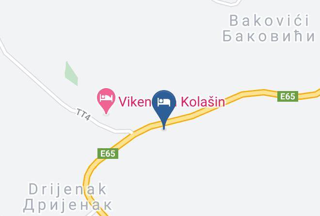 Kolasin - Hotel Djevojacki Most Maps