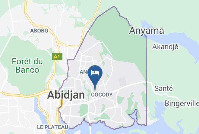 Abidjan - Hotel Djigui Maps