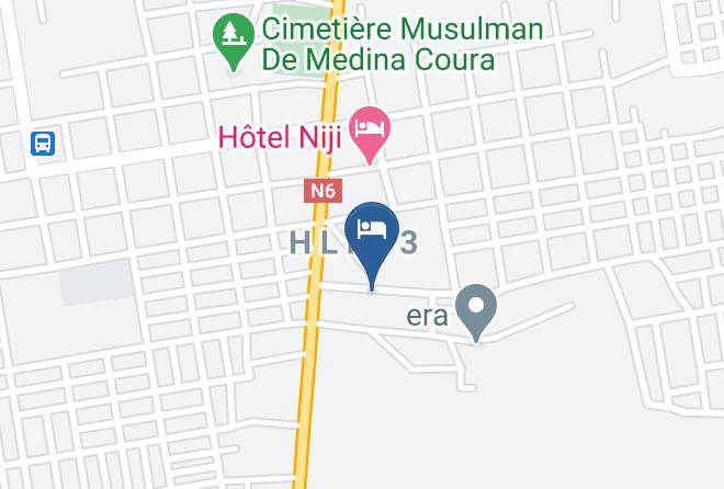 Koussanar - Hotel Djiguiya Salam Maps