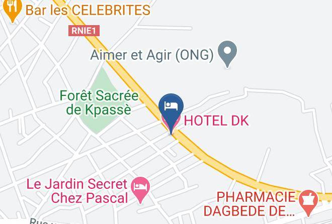 Ouidah - Hotel Dk Maps