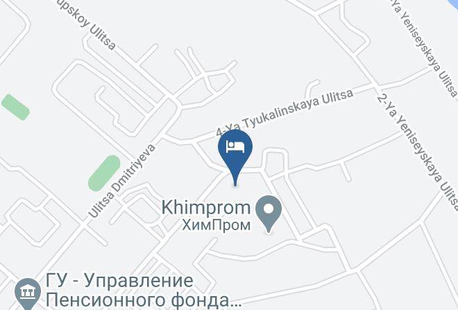 Omsk - Hotel Dmitrieva Maps