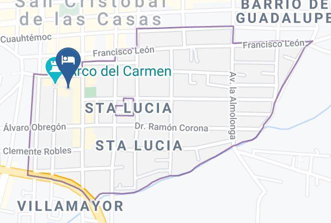 San Cristobal De Las Casas - Hotel Dmonica Maps