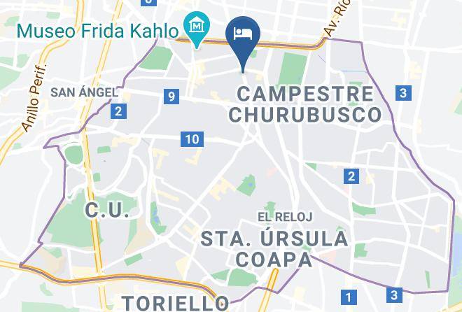 Coyoacan - Hotel Dn Maps