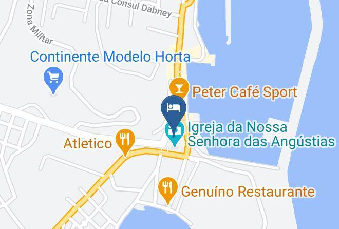 Horta - Hotel Do Canal Horta Faial Maps