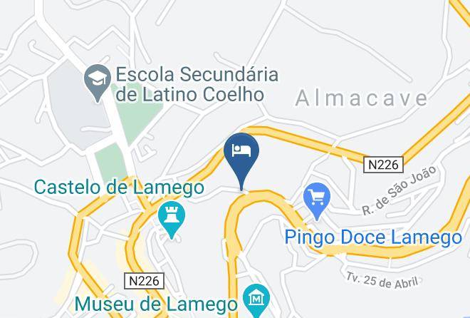 Lamego - Hotel Cerrado Maps