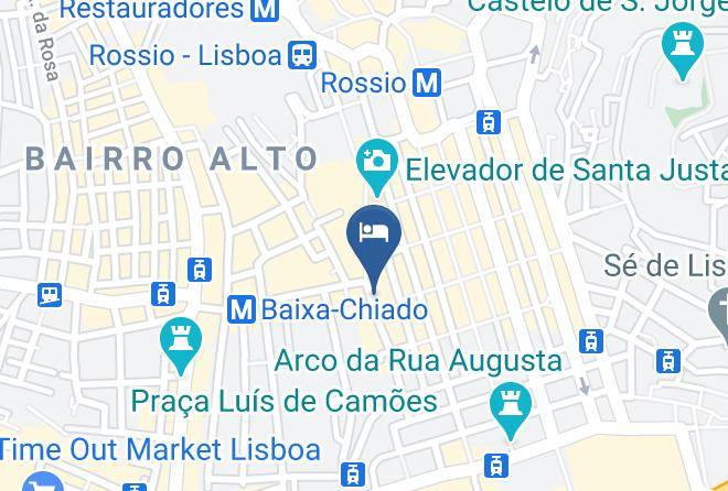 Lisbon - Hotel Do Chiado Maps