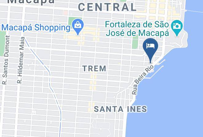 Macapa - Hotel Do Forte Maps