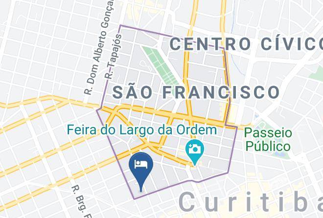Curitiba - Hotel Elo Inn Maps