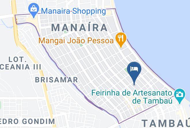 Joao Pessoa - Hotel Do Mar Manaira Executive Maps