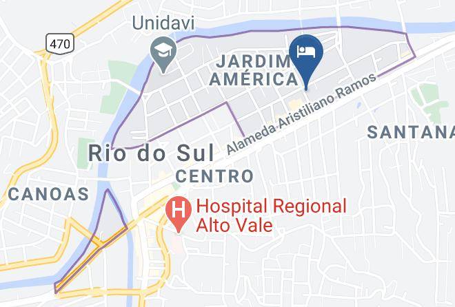 Rio Do Sul - Hotel Do Mauri Maps