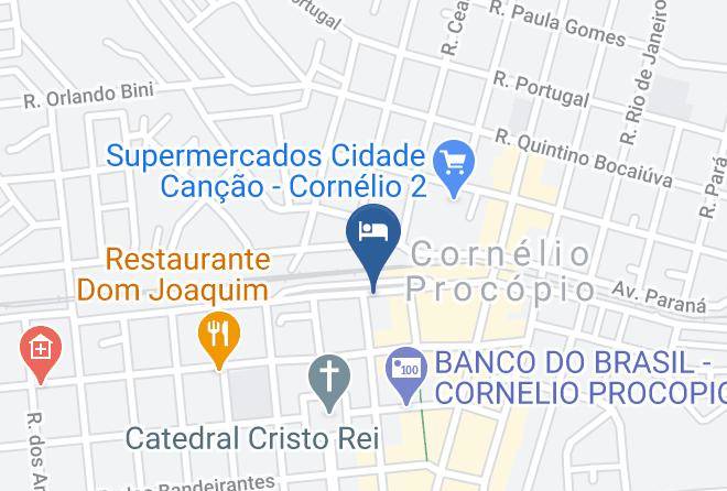 Cornelio Procopio - Hotel Do Norte Maps