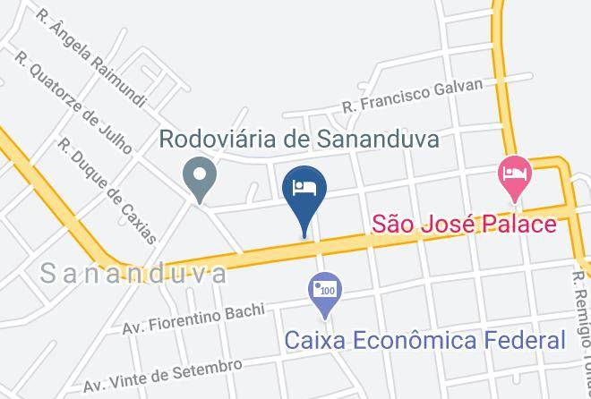 Sananduva - Hotel Do Paulinho Maps