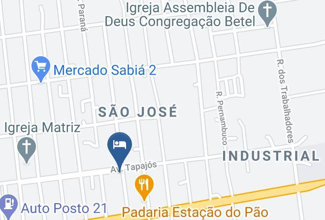 Colorado Do Oeste - Hotel Do Toninho Maps