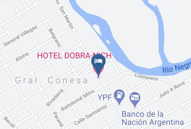 Conesa - Hotel Dobra Nich Maps