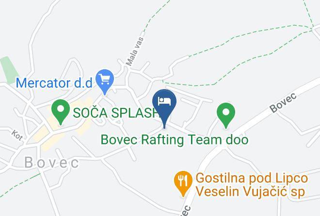 Bovec - Hotel Dobra Vila Bovec Maps