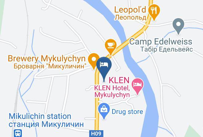 Yaremcha - Hotel Dobrodiy Maps