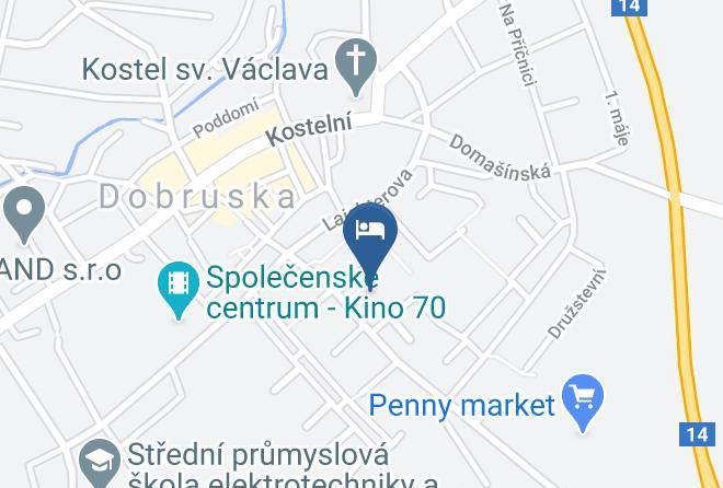 Rychnov Nad Kneznou - Hotel Dobruska Maps