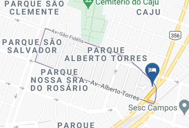Campos - Hotel Doce Lar Maps