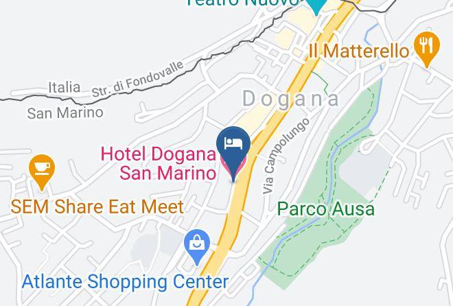 San Marino - Hotel Dogana San Marino Maps
