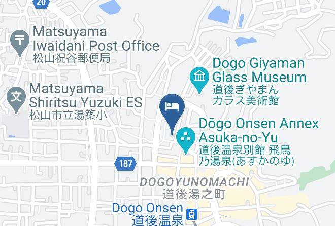 Matsuyama City - Hotel Dogo Yaya Maps