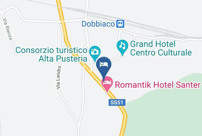 Hotel Dolomiten Ristorante Pizzeria Map