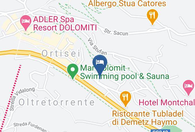 Hotel Dolomiti Madonna Map