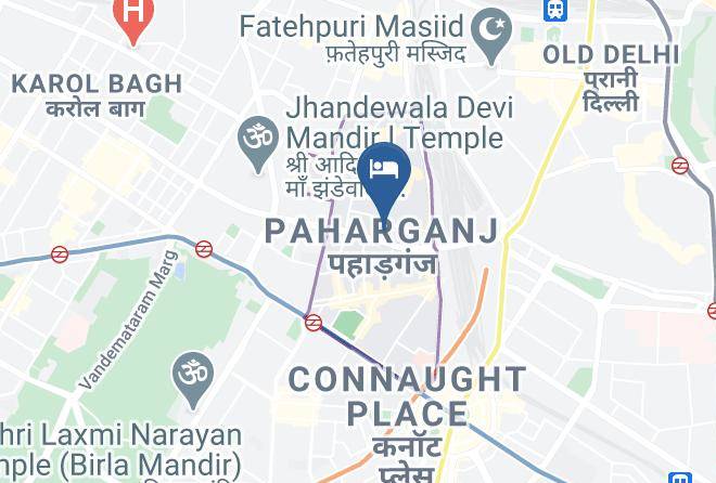 Paharganj - Hotel Dolphin Dx Maps