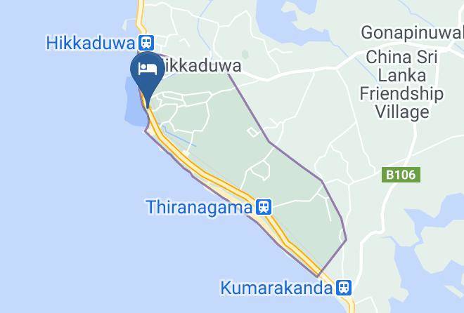 Galle - Hotel Dolphin Hikkaduwa Maps