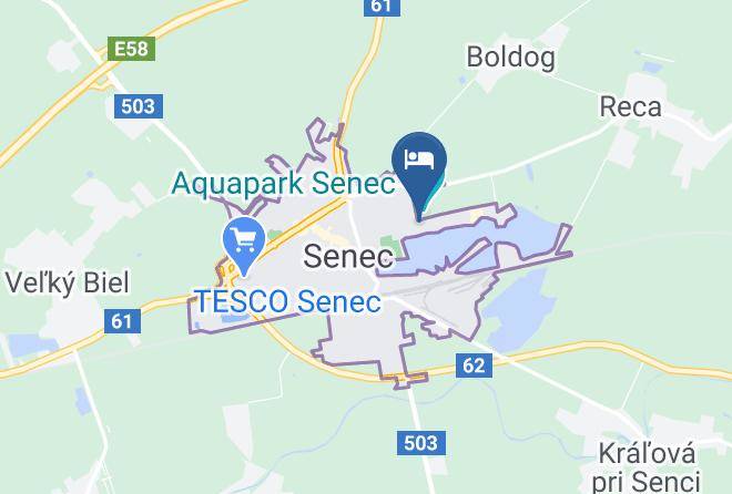 Senec - Hotel Dolphin Maps