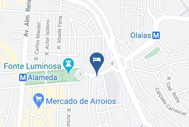 Lisbon - Hotel Dom Afonso Henriques Maps