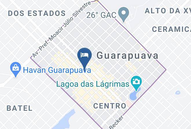 Guarapuava - Hotel Dom Baroni Maps