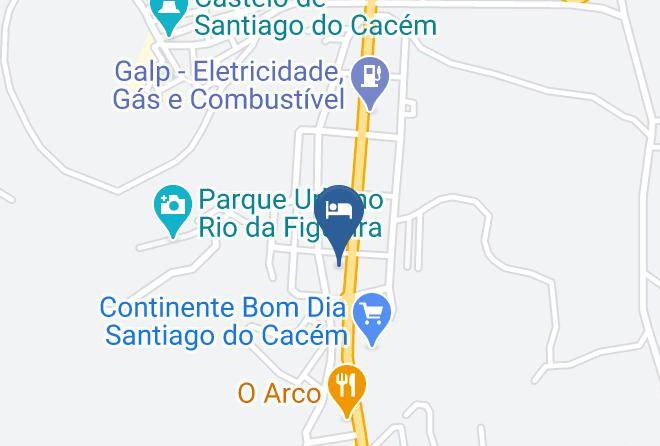 Santiago Do Cacem - Hotel Dom Nuno Maps