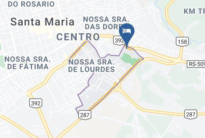 Santa Maria - Hotel Dom Rafael Business Maps