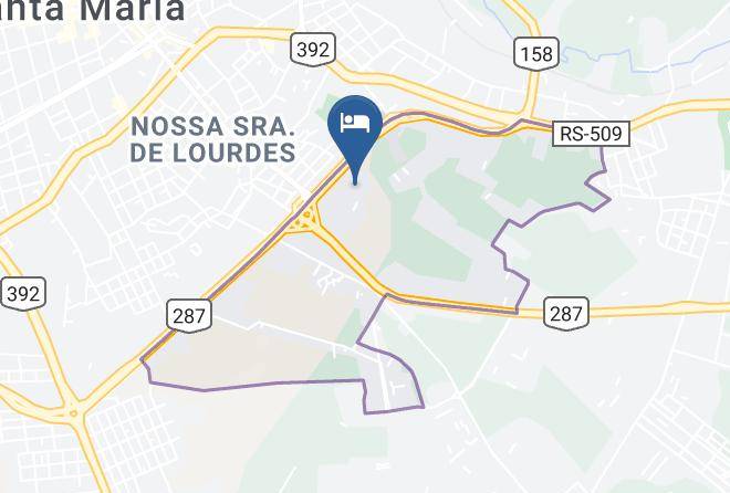 Santa Maria - Hotel Dom Rafael Cerrito Maps