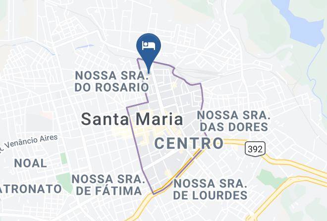 Santa Maria - Hotel Dom Rafael Premium Maps