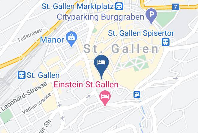 Sankt Gallen - Hotel Dom Maps