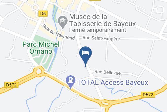 Calvados - Hotel Domaine De Bayeux Maps