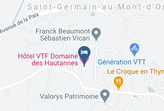 Rhone - Hotel Vtf Domaine Des Hautannes Maps