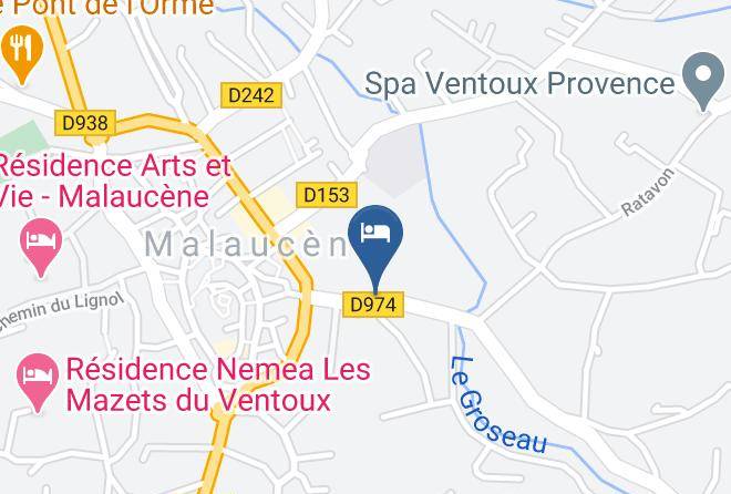 Vaucluse - Hotel Domaine Des Tilleuls Maps