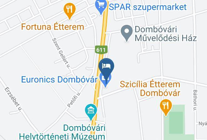 Dombovar - Hotel Dombovar Maps