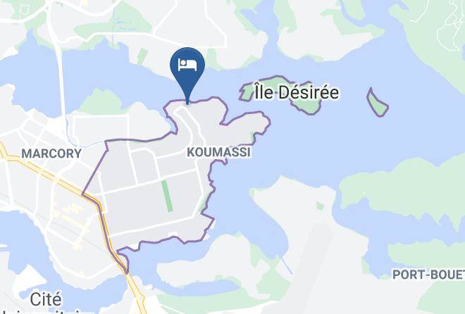 Abidjan - Hotel Dome Dore Maps