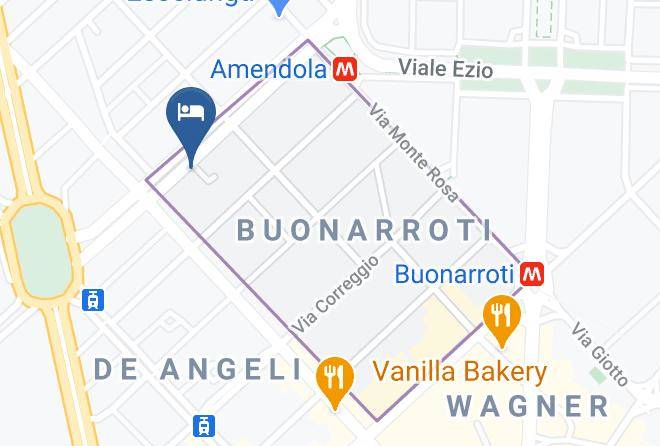 Milan - Hotel Domenichino Maps