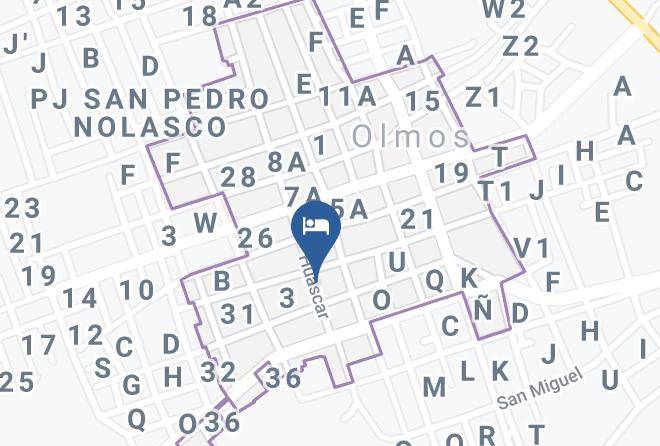 Olmos - Hotel Dominius Maps