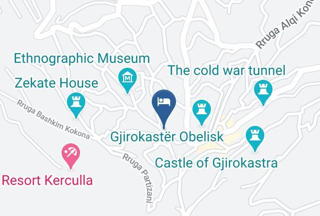 Gjirokaster - Hotel Domino Maps