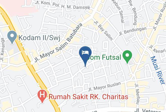 Palembang - Hotel Domino Maps