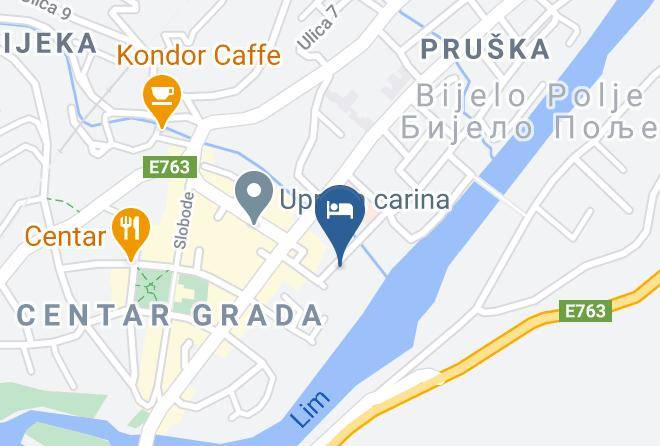 Bijelo Polje - Hotel Dominus Maps