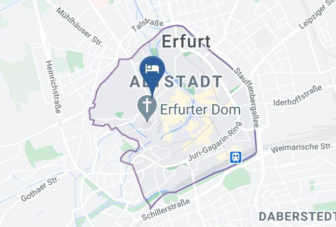 Erfurt - Hotel Domizil Erfurt Maps